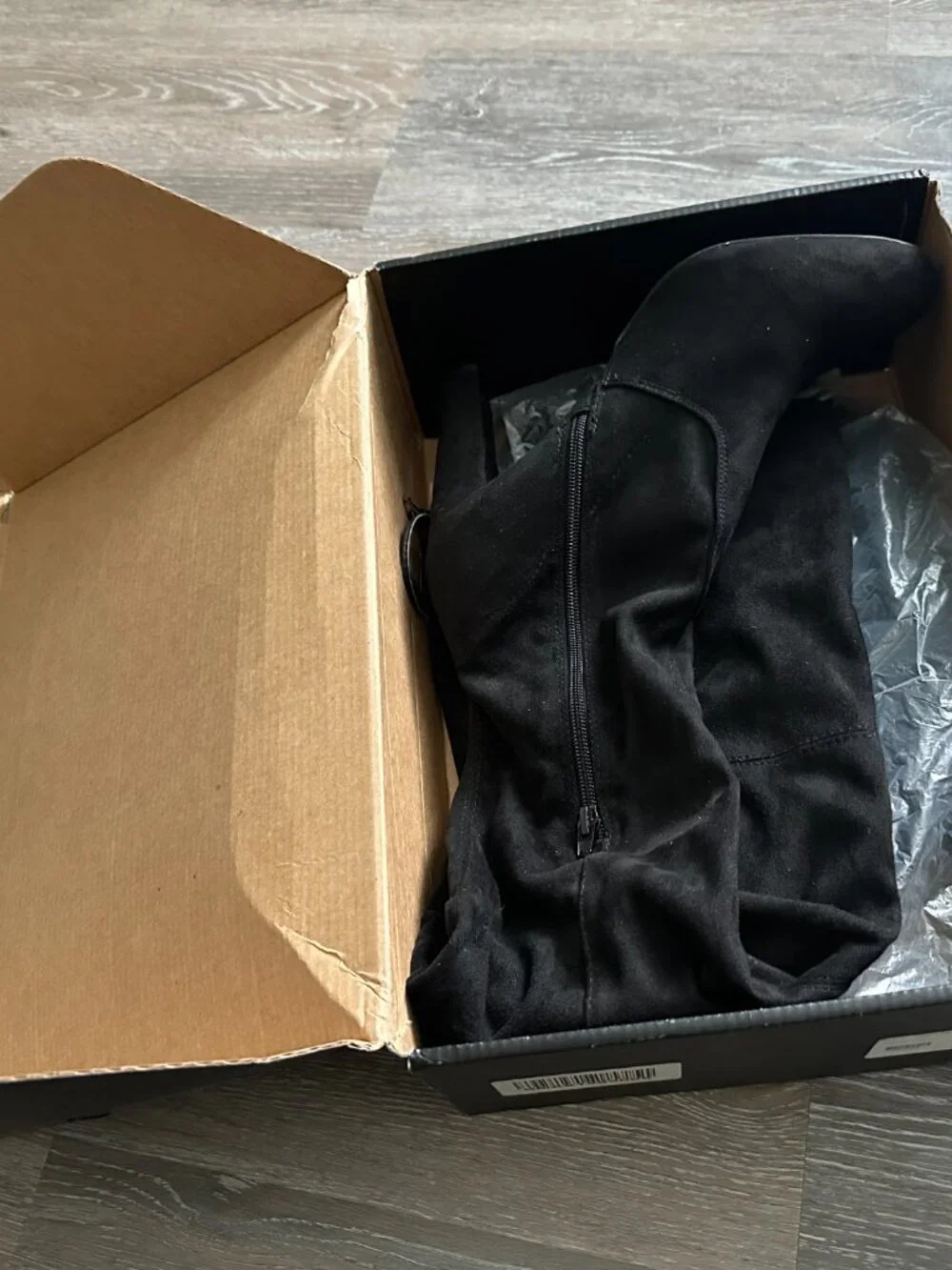 Fashion Nova black faux